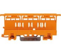 Adaptateur de montage WAGO®, série 221 - 6 mm², pour montage sur TS 35, orange, 221-500, (10 pièces)