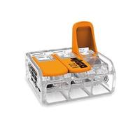 WAGO 221-613 Borne de connexion 3 conducteurs avec levier de commande jusqu'à 6 mm2