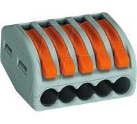 Wago Borne de connexion 222 pour fils souples et rigides X10