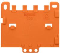Plaque de décharge de traction pour adaptateur rail DIN Wago 222-505