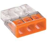 WAGO 2273-0203 - Borne pour boîtiers de raccordement COMPACT, triple