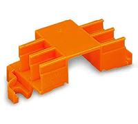 Wago 243-113 Befestigungsadapter, 6 Klemmstellen, orange