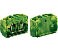 WAGO 264-357 - Borne centrale 4 conducteurs, jusqu'à 2,5 mm², vert-jaune