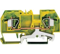 WAGO 282-907 - bornier de terre de protection à 2 fils, 6 mm², 6,00 mm², vert-j