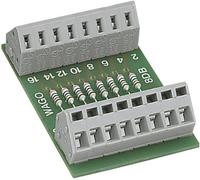 WAGO 289-114 Module circuit de résistances, montable sur rail 0.08 - 2.5 mm² Pôle: 8 résistances 2K7 Contenu: 1 pc(s)