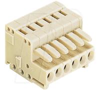 WAGO 734-106 - Bornier femelle CAGE CLAMP, Mini, RM 3,5, 6 broches