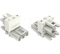 WAGO 770-686 - Répartiteur en h WINSTA® midi, 1 connecteur mâle/2 connecteurs f