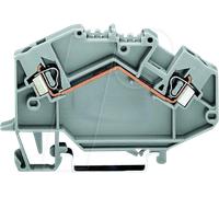 WAGO 780-601 - Bloc de jonction de traversée 2 conducteurs 2,5 mm², gris