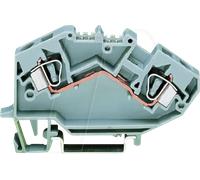 WAGO 782-601 - Borne de passage 2 conducteurs, 6 mm², grise