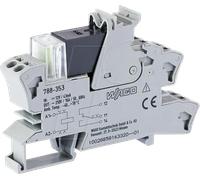 Module relais WAGO ; tension nominale d'entrée 12 V CC ; 1 contact inverseur 788-353
