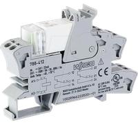 Module relais WAGO ; tension nominale d'entrée 24 V CC ; 2 contacts inverseurs ; gris 788-412