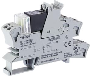 WAGO 788-700 - Module relais statique, IN : 24 V CC, OUT : 0 … 24 V CC, 3