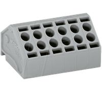 WAGO 806-105 - Bloc de borne à cages 2 conducteurs, RM 5 mm, 5 broches