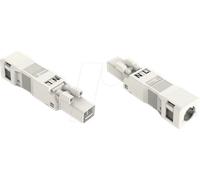 WAGO 890-132 - WINSTA® MINI, connecteur mâle 2 broches, avec barrette avec déle