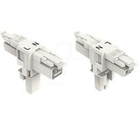 WAGO 890-1656 - Répartiteur T MINI WINSTA®, 2 broches