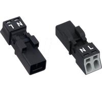 WAGO 890-212 - WINSTA® MINI plug, 2 poles