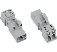 WAGO 890-252 - Fiche MINI WINSTA®, 2 broches