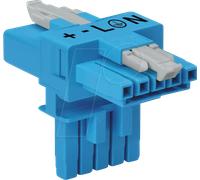 WAGO 890-617 - Répartiteur T MINI WINSTA®, 5 broches