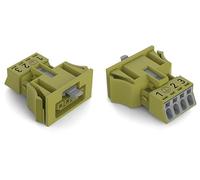 WAGO 890-764/073-000 Connecteur d'alimentation 890 femelle Nombre total de pôles : 4 16A vert clair 50 pièces