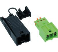 WAGO 893-1012 - Connecteur avec barrette avec délestage de traction, 2 pôles - K