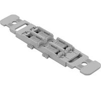 WAGO Adaptateur de Fixation avec Décharge de Traction, 2 Raccords, pour Connecteur 221 Inline avec Levier, pour Montage à Vis, Gris, 221-2502 (5 Pcs)