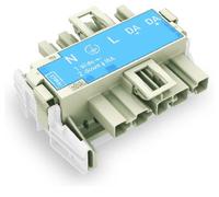 WAGO Adaptateur secteur Alimentation mâle - Alimentation femelle Nombre total de pôles: 5 blanc 20 pc(s)