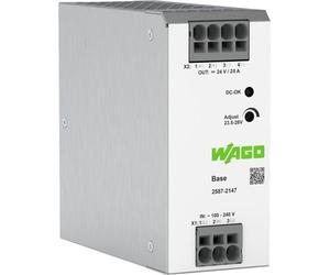 WAGO Alimentation Base monophasée DC 24V 20A primaire cadencé