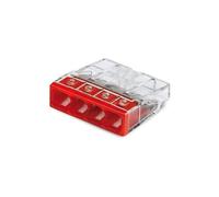 Wago - Boite de 100 mini bornes de connexion automatique 4 entrées S2273