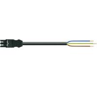 WAGO Câble de raccordement secteur Alimentation mâle - extrémité(s) ouverte(s) Nombre total de pôles: 2 + PE noir 2.00 m 1 pc(s)