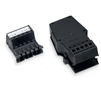 Wago Connecteur De Détente À 5 Pôles 6mm Noir - 831-3205/1020-004 [5 Pièces]