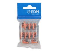 Wago Connecteur rapide à levier 2 voies, 6 mm² max, 450 V, 41 A, transparent, 16 x 21,1 x 10,1 mm, lot de 10