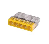 WAGO - Flacon de 50 mini bornes de connexion automatique 5 entrées S2273