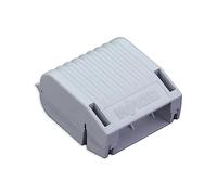 WAGO Gelbox, Boîtier de Dérivation, avec Gel, pour Séries 221 Ou 2273, Max. 6 mm², sans Bornes de Raccordement, Taille 1, Gris (4 Pcs)