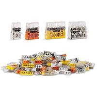 Wago Lot de 140 bornes de connexion Compact 2273-202 | 2273-203 | 2273-205 | 2273-208