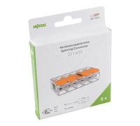 WAGO Lot de 6 bornes de connexion 221-615 - 5 broches - Jusqu'à 6 mm² - Connecteur de câble compact avec levier - Pour tous les types de conducteurs dans le monde entier - Sécurité d'utilisation