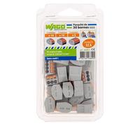 Wago - Panaché de 30 Bornes de connexion automatique 2, 3 et 5 entrées Blibox S222 WAGO
