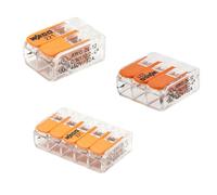 WAGO Pot de 100 bornes de connexion automatique S221 2,3 et 5 entrées