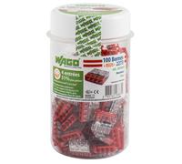 WAGO Pot de 100 mini bornes 4 fils S2273 de connexion automatique 4 entrées