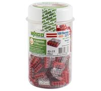 WAGO - Pot de 100 mini bornes de connexion automatique 4 entrées S2273