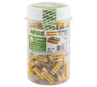 WAGO - Pot de 100 mini bornes de connexion automatique 5 entrées S2273