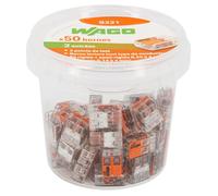 Wago Bornes de connexion S221 automatiques 2 entrées – Pot de 50