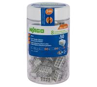 Wago - Pot de 50 mini bornes 8 fils S2273 WAGO