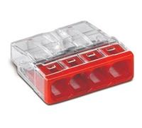 Wago - Sachet de 10 bornes 4 entrées série 2273