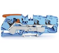 WAGO TOPJOB S 2116 Borne de serrage simple bleue, 16 mm², 800 V/76 A, connecteur enfichable