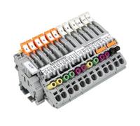 WAGO WAGO Bloc de bornes transformateur de courant 821-210 6 mm² gris Quantité:1