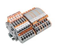 WAGO WAGO Bloc de borniers transformateurs de courant 821-207 gris 6 mm² Quantité:1