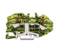 WAGO WAGO Bornier de terre 2 conducteurs 16 mm² vert-jaune 2216-7607 Quantité:1
