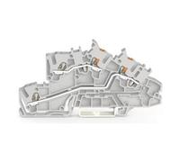 WAGO WAGO Connecteur d’étage d’installation 2203-7542 Push-in CAGE CLAMP gris Quantité:1