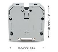 WAGO WAGO Connecteur de passage 2 conducteurs 883-7001 70 mm² Quantité:1