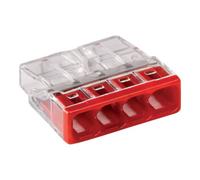 WAGO WAGO Connecteur de raccordement VDE - COM. 4x0,5-2,5mm² rouge 6 pièces Quantité:1